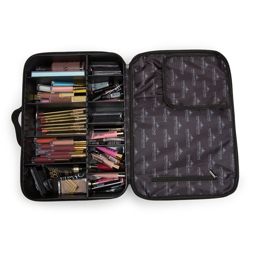 SLAYssentials Makeup Carry Case with Adjustable Dividers