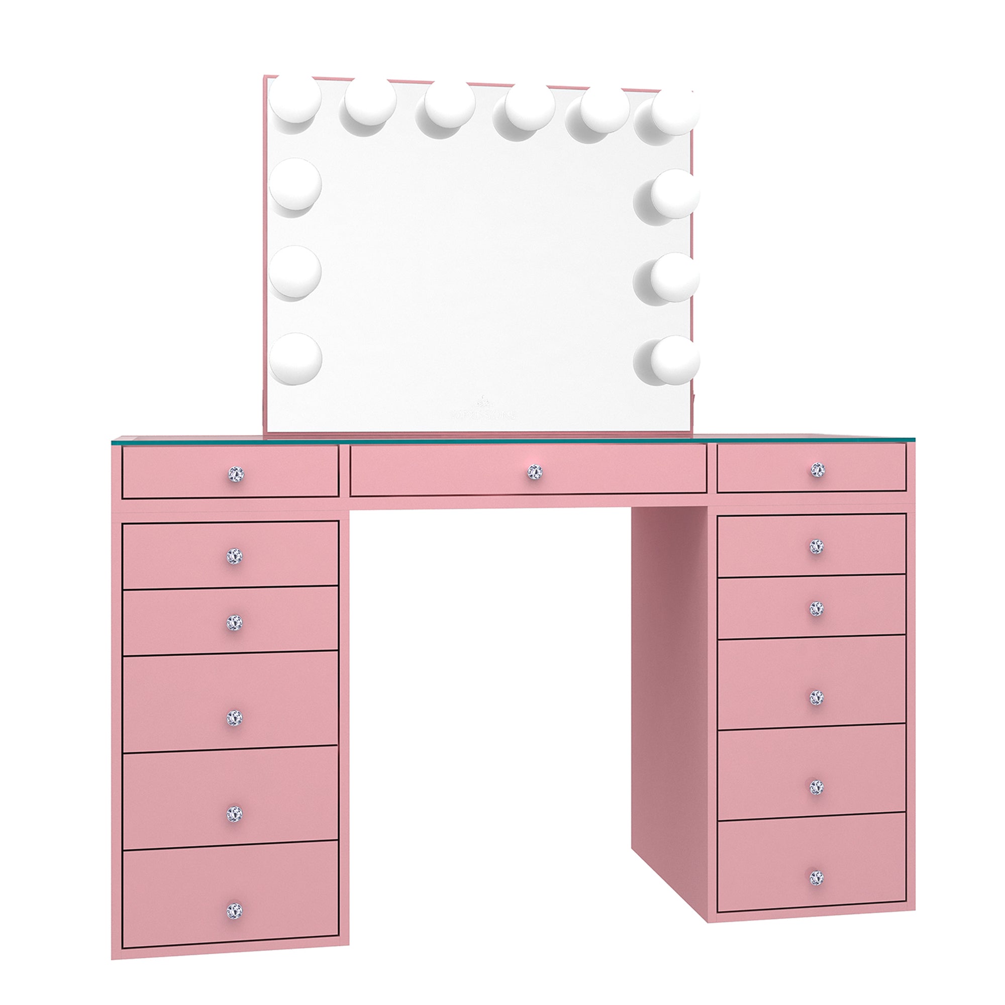 SlayStation® Plus 2.0 Tabletop + Vanity Mirror + 5 Drawer Units Bundle