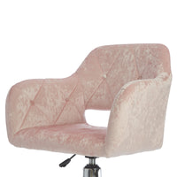 Brittney Tufted Leatherette Vanity Chair
