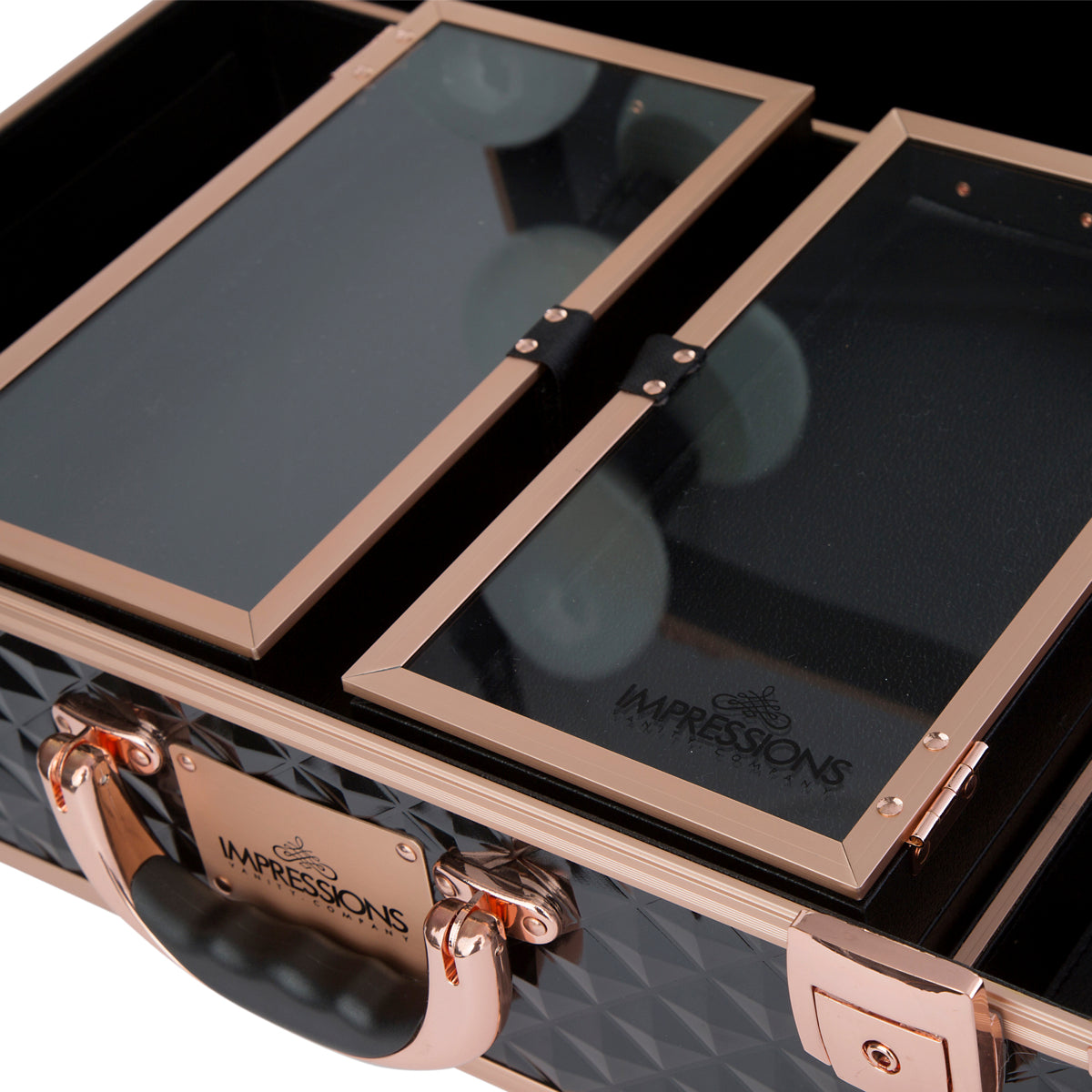 MONZANA® Set de 4 Valises Rose Doré avec Vanity-Case M/L/XL MONZANA® Set de 4 Valises Rose Doré avec Vanity-Case M/L/XL