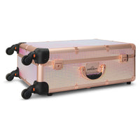 SlayCase® Pro Vanity Travel Train Case with Stand in Pink Mermaid Shimmer