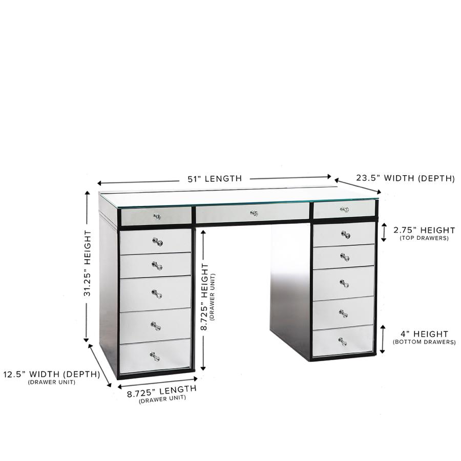 SlayStation 2.0 Mirrored Tabletop + 5 Drawer Units Bundle