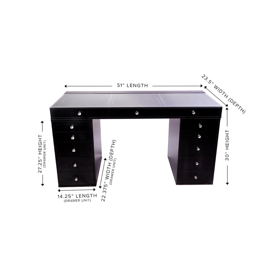 SlayStation® Plus 2.0 Tabletop + Vanity Mirror + 5 Drawer Units Bundle