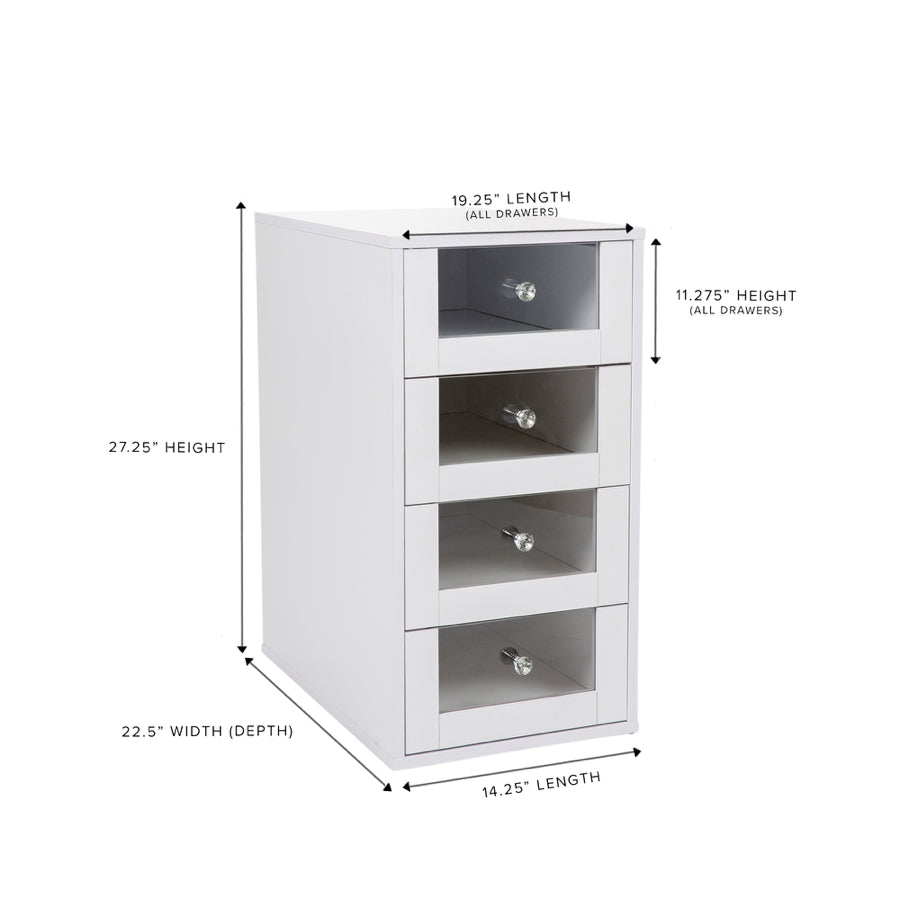 SlayStation® 4-Drawer Vanity Storage Unit