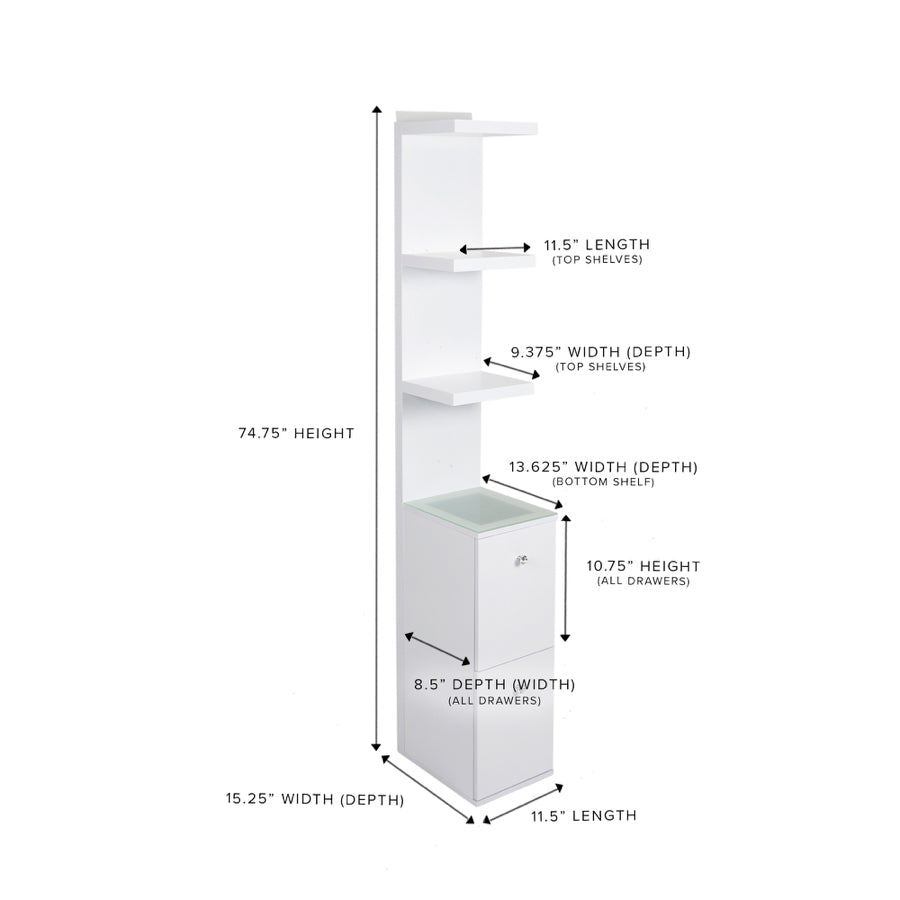 SlayStation® Natalie Column with Drawers