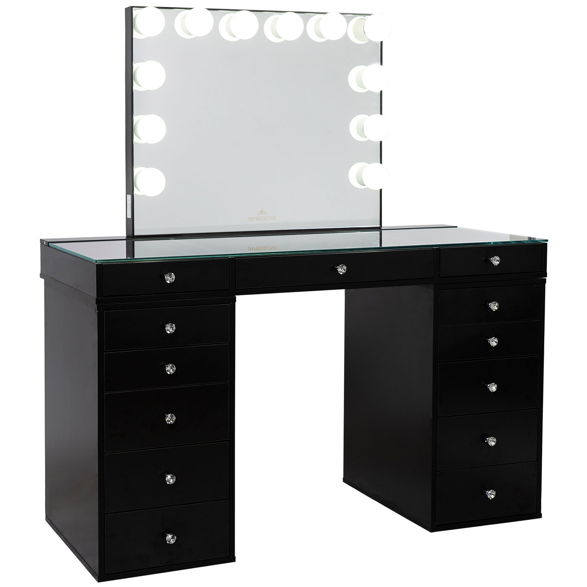 SlayStation® Plus 2.0 Tabletop + Vanity Mirror + 5 Drawer Units Bundle