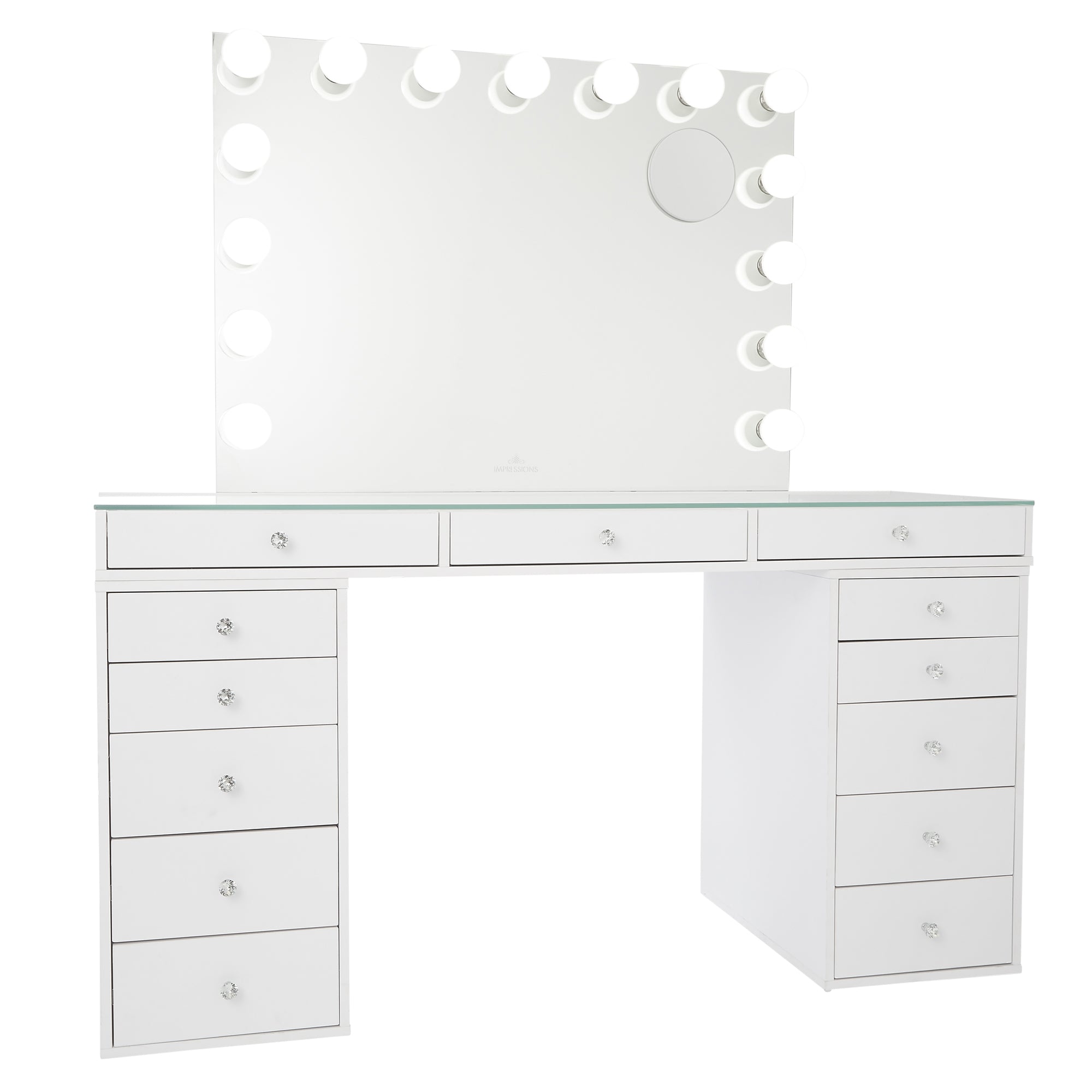 SlayStation® Pro 2.0 Tabletop + Vanity Mirror + 5 Drawer Units