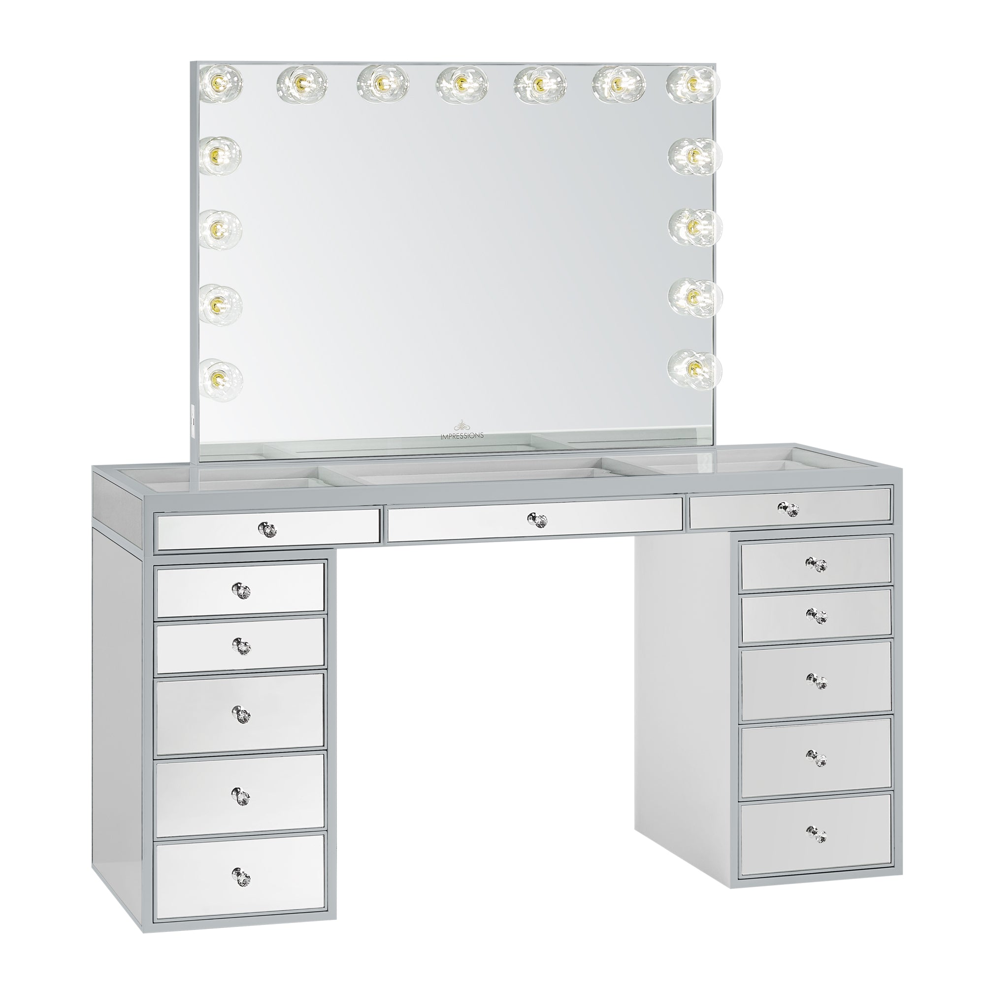 SlayStation® Pro Premium Mirrored Vanity Table