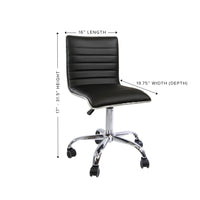 Zara Modern Quilted Vanity Chair